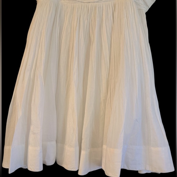 Anthropologie Forever That Girl Mini Dress Size XL White Spaghetti Straps Flowy - Picture 8 of 15